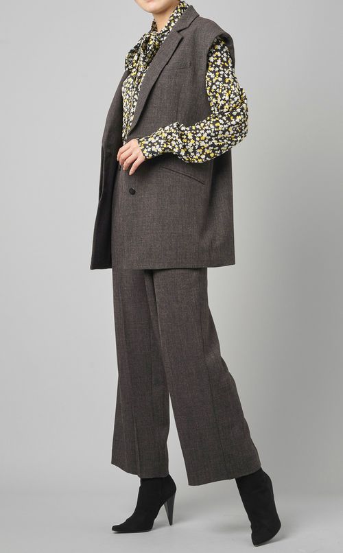 ツイルテーラードジレ