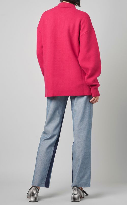 ウールポロニットプルオーバー