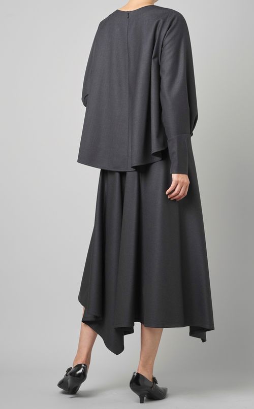 ストレッチウールプルオーバー