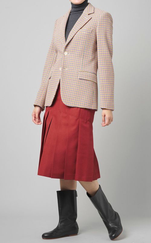 タックプリーツスカート