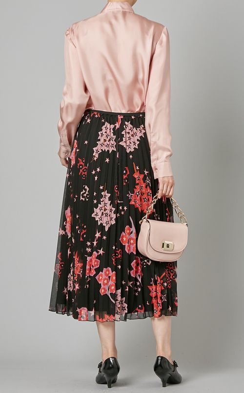 ボウタイロングスリーブブラウス