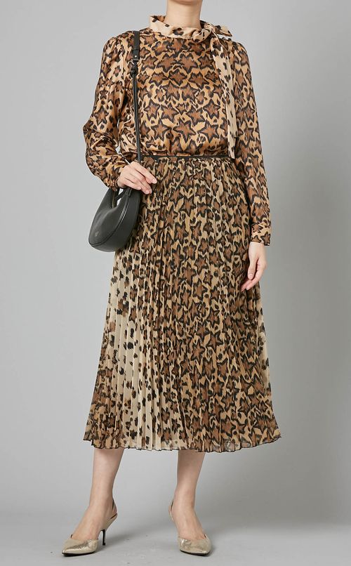 レオパードプリントスカート