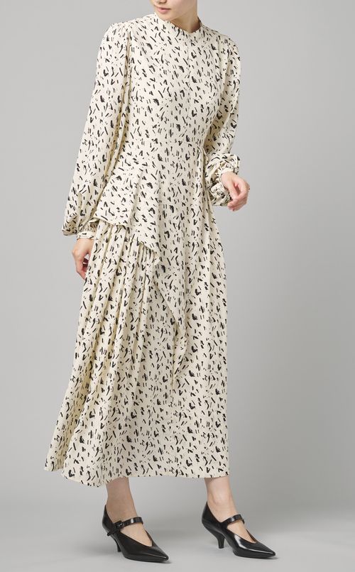 サイドラッフルワンピース