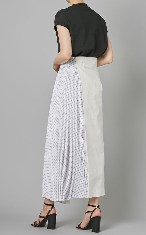 コンビプリーツスカート