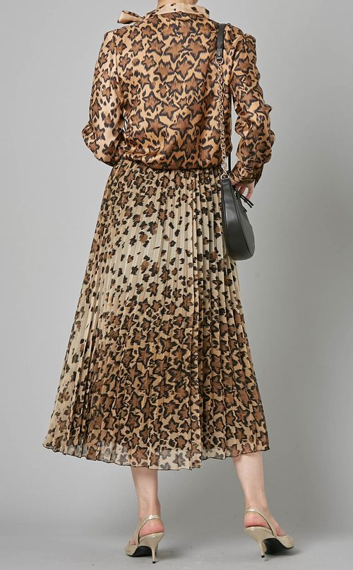 レオパードプリントスカート