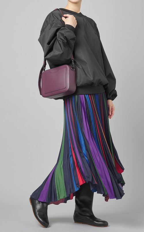 マルチカラープリーツスカート