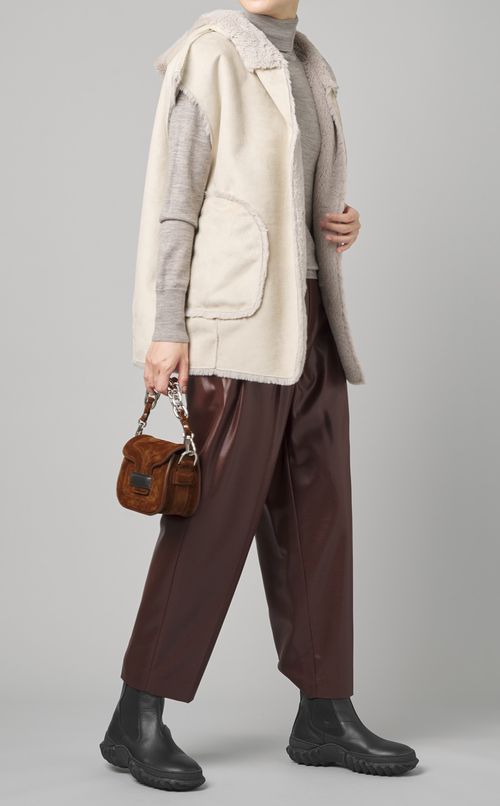 ダブルタックコクーンパンツ