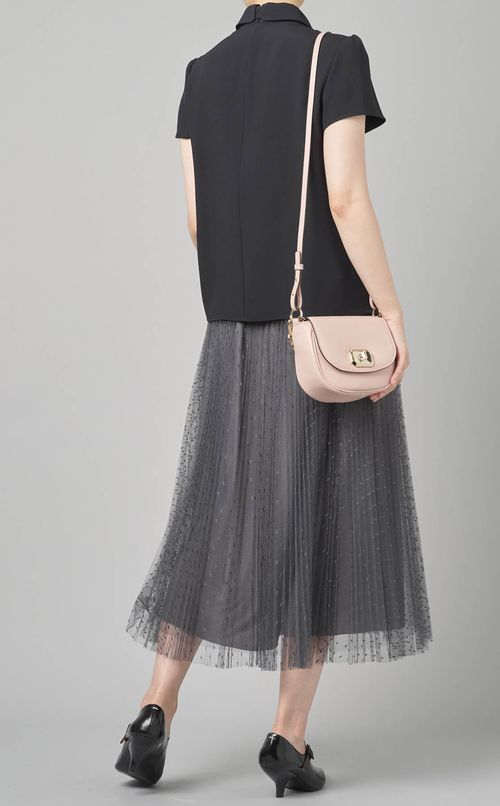 レザーミニクロスボディバッグ