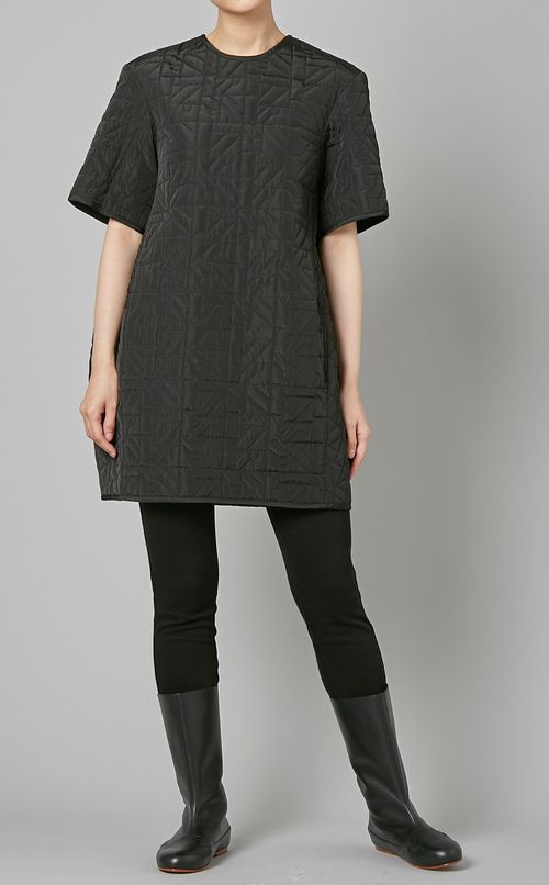 キルティングコクーンプルオーバー