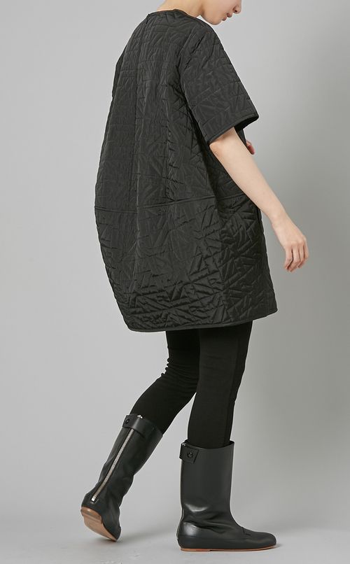 キルティングコクーンプルオーバー