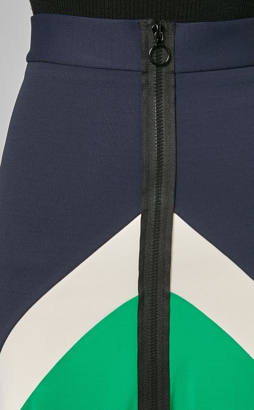 バイカラージャージースカート