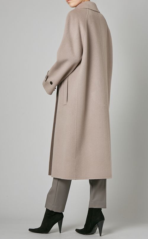 ダブルフェイスロングコート