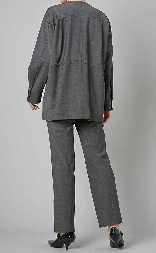 ウールトロベルト付ブルゾン