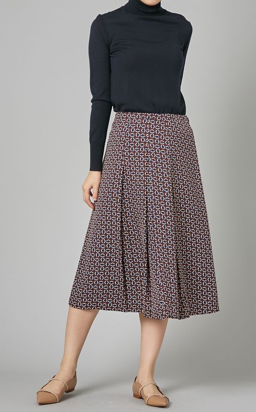 ジオメトリックプリントスカート
