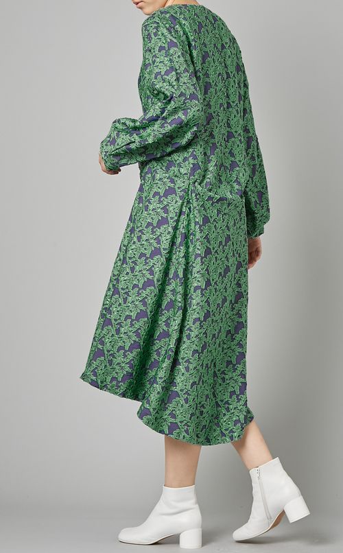 フラワージャガードワンピース