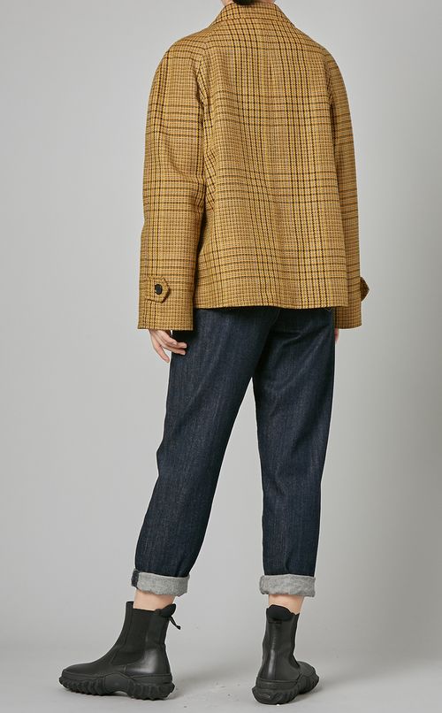 リバーシブルウールブルゾン