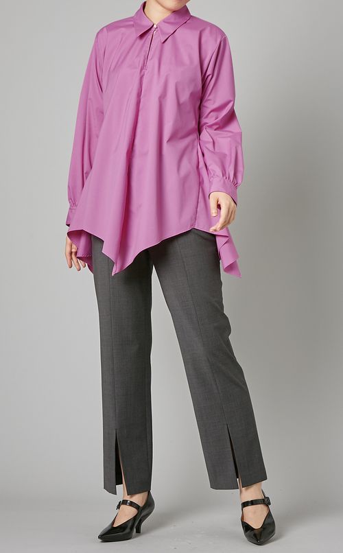 イレギュラーヘムシャツ