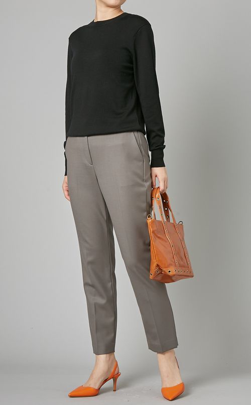 クロップドテーパードパンツ