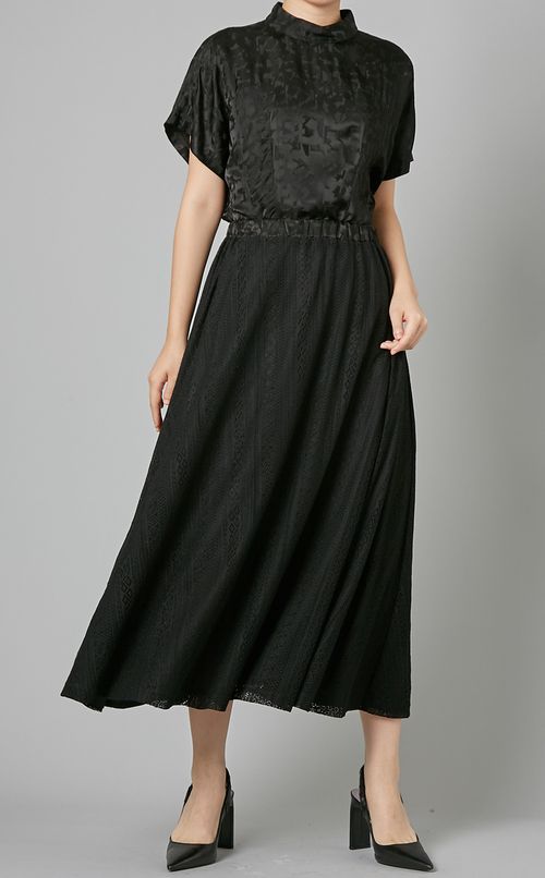 2way音符ジャガードワンピース