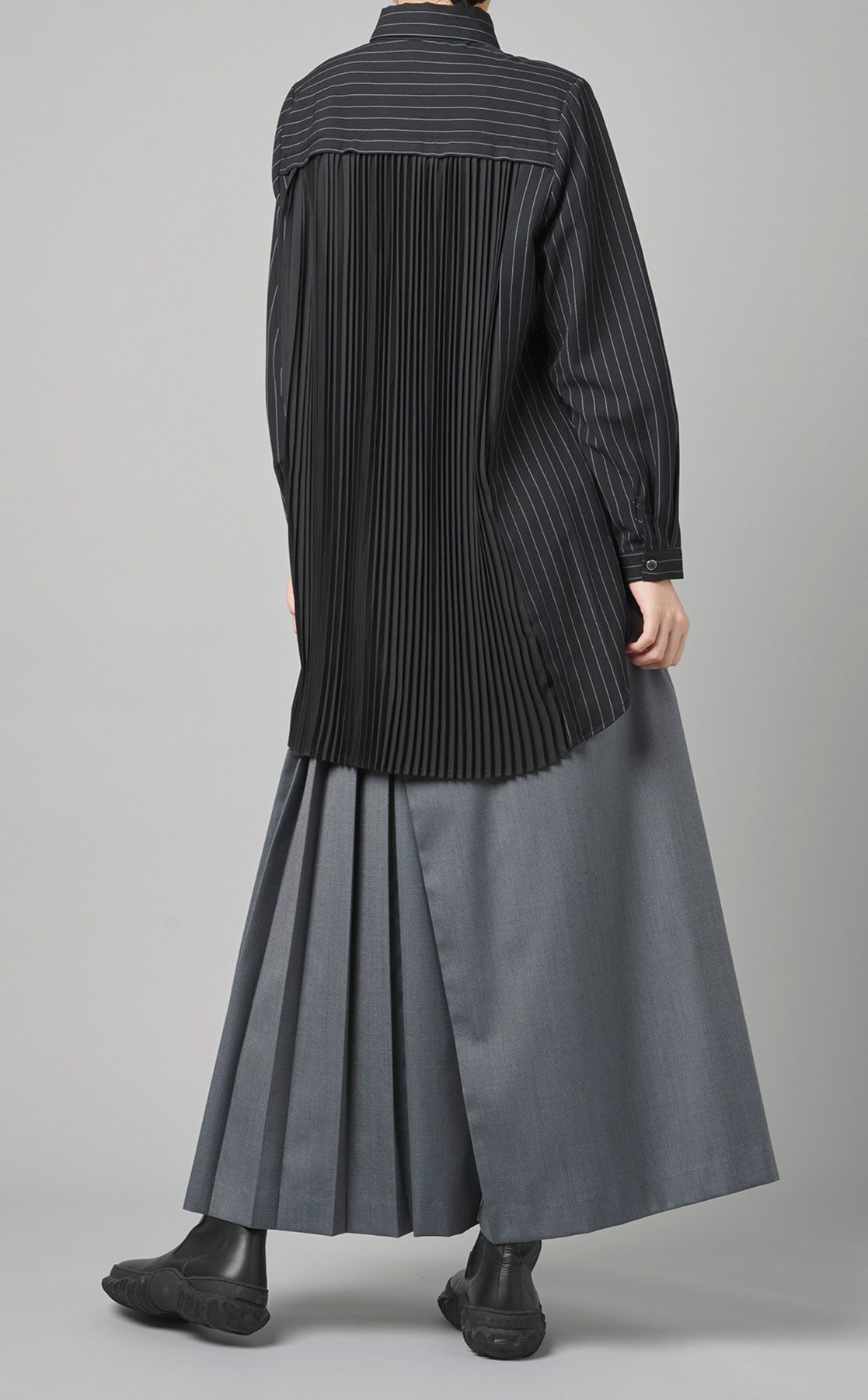 towavase ストライプロングシャツ ATSURO TAYAMA｜《手洗い可》ストライプロングシャツ