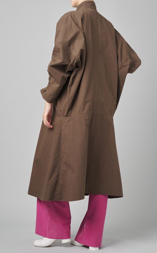 コットンフレアライトコート