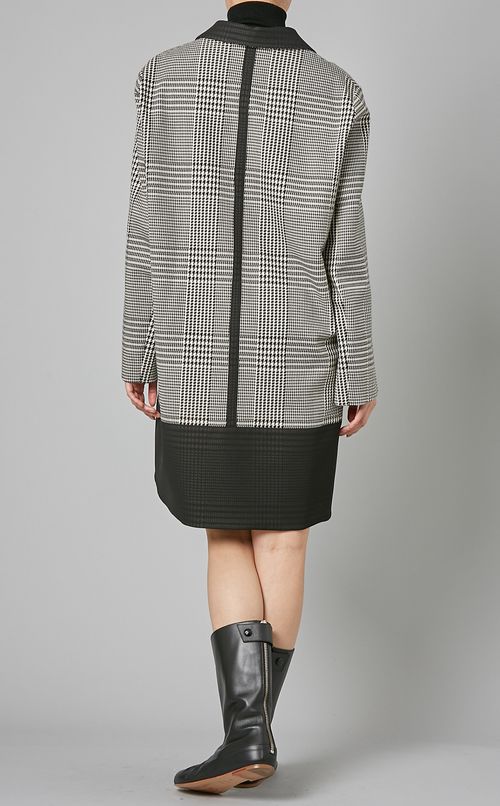 グレンチェック切替ワンピース