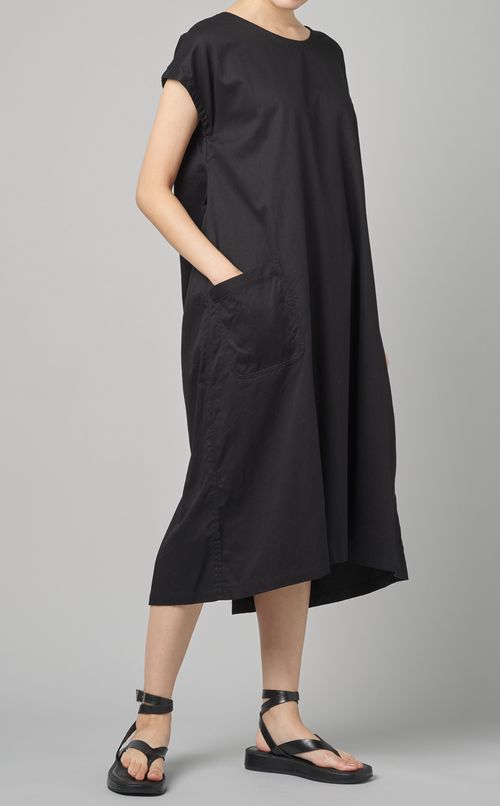 コットンフレンチスリーブワンピース