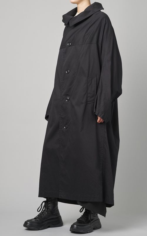 コットンオーバーサイズロングコート