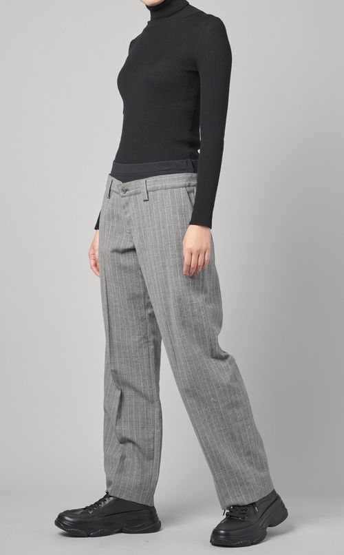 ウールピンストライプパンツ