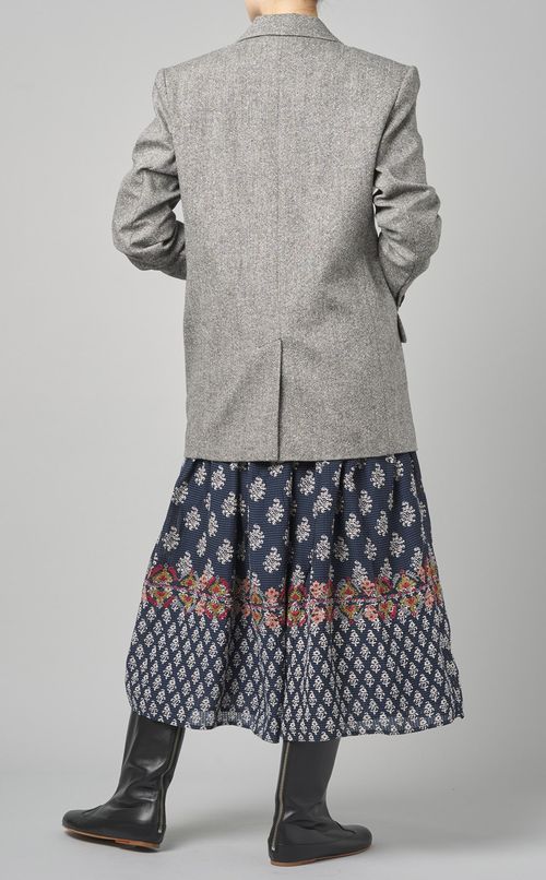 ネップツイードダブルブレストジャケット