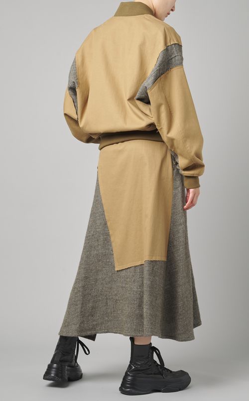 リネンウールツイルブルゾン