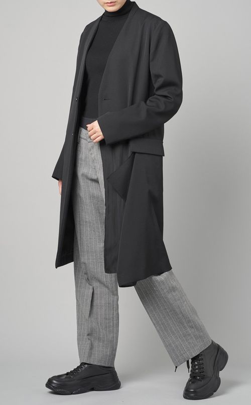 ウールピンストライプパンツ