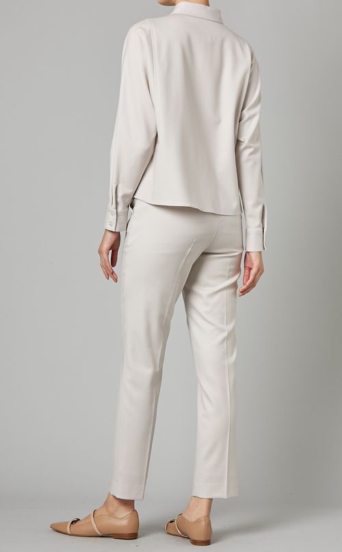 ストレッチウールシャツ