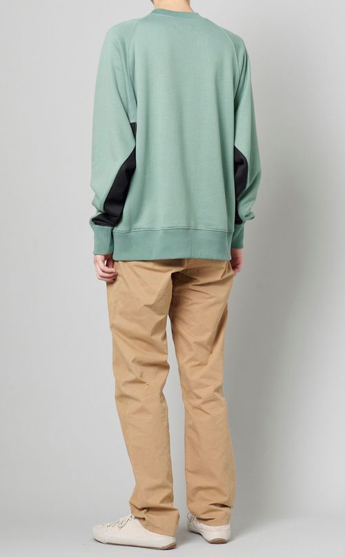 ラグランコンビスウェット