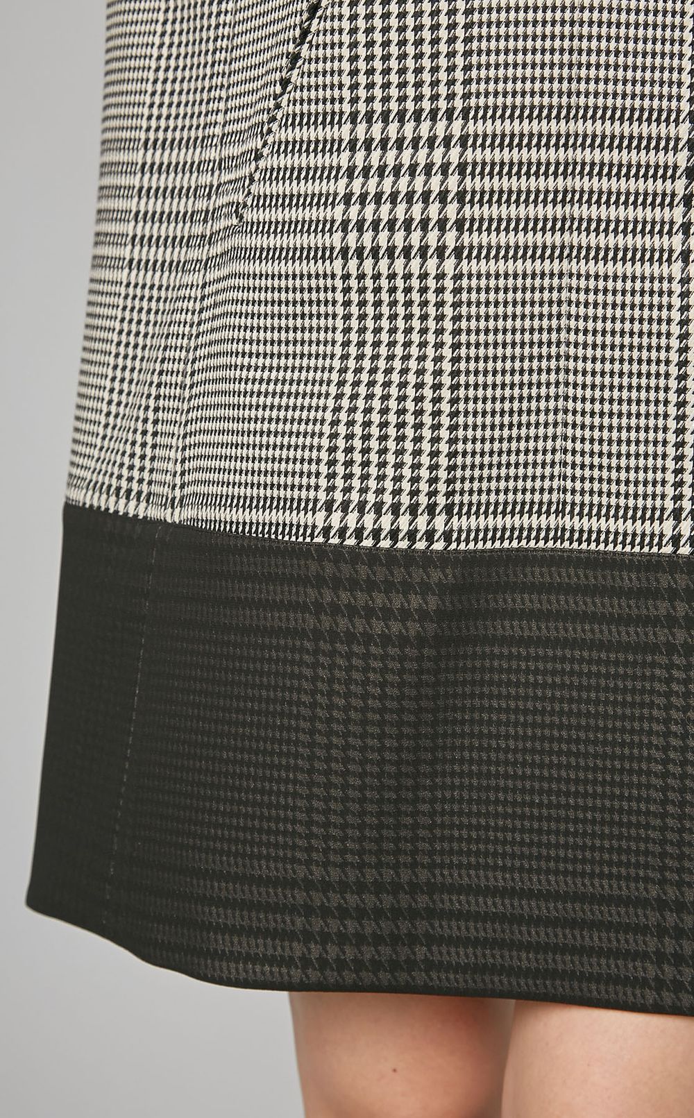 グレンチェック切替ワンピース