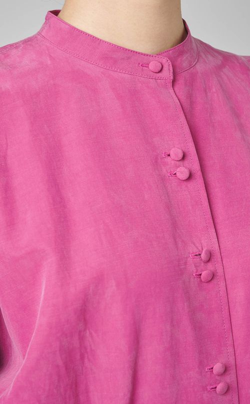 前開きロングワンピース