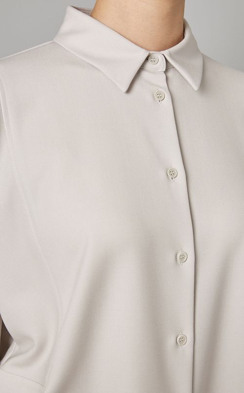 ストレッチウールシャツ