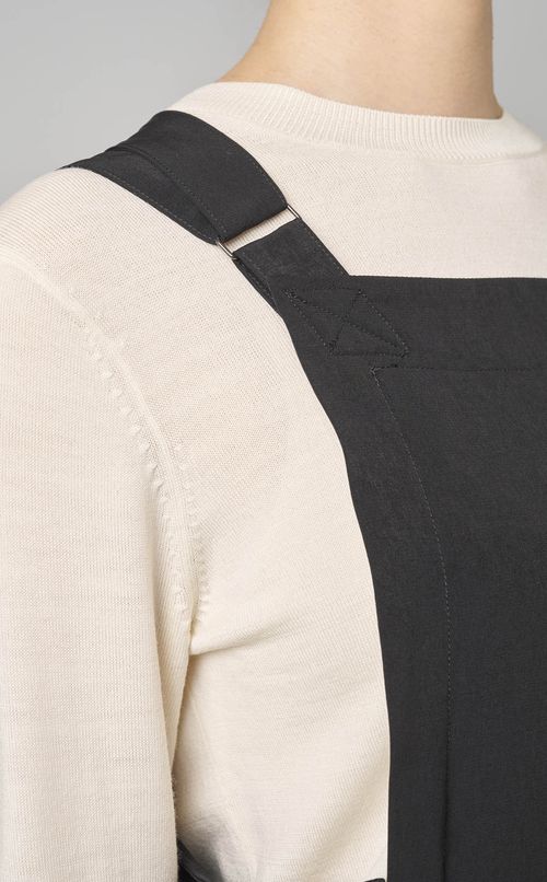 ショルダーストラップロングドレス