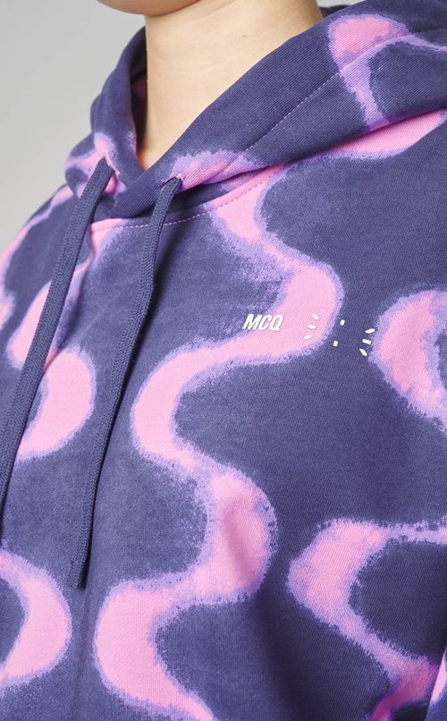 総柄ロングスリーブスウェット