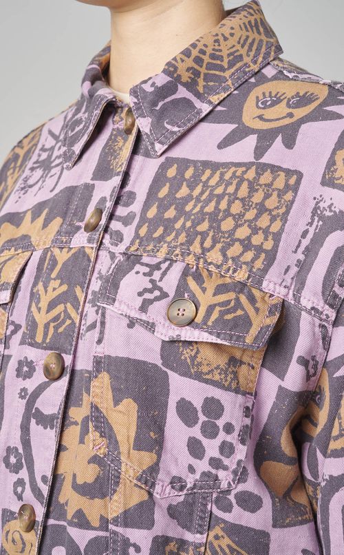 プリントトラッカージャケット