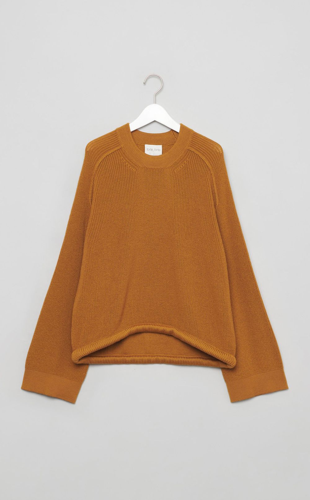 ウールワイドスリーブニットプルオーバー