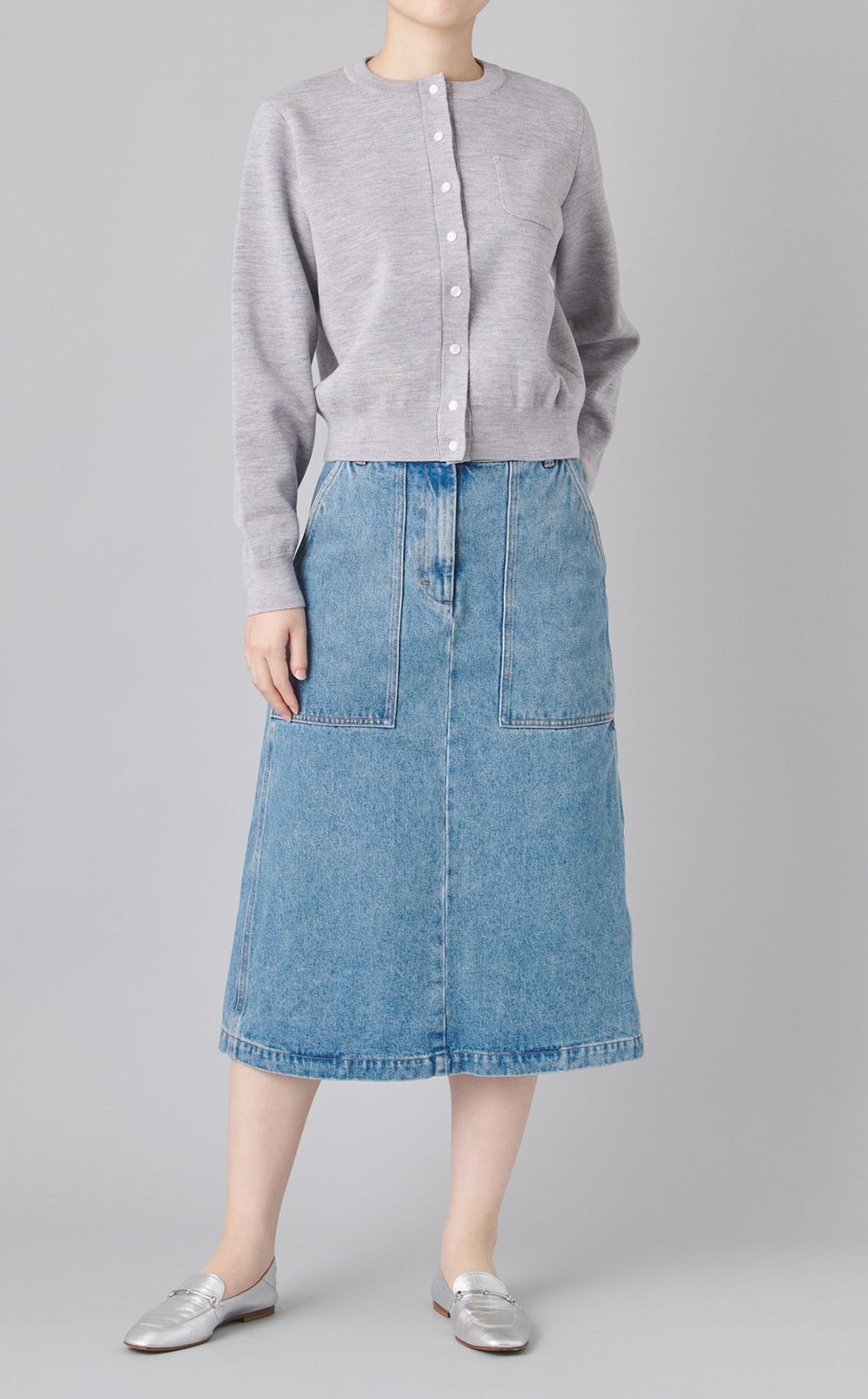 ワークウェアデニムスカート