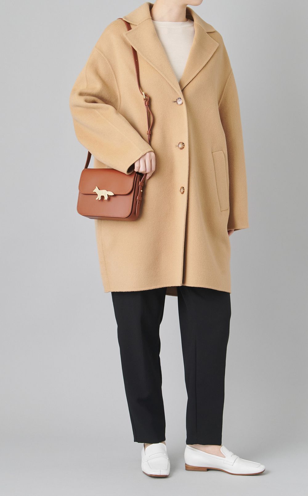 ダブルフェイスコクーンコート