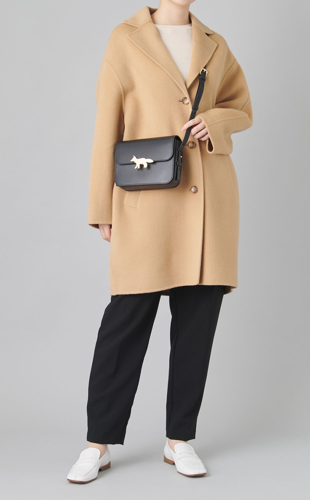 ダブルフェイスコクーンコート