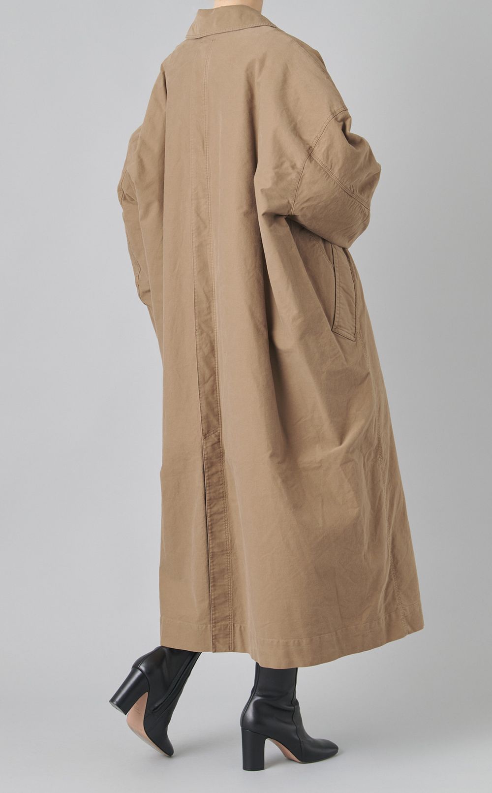 ロングステンカラーコート