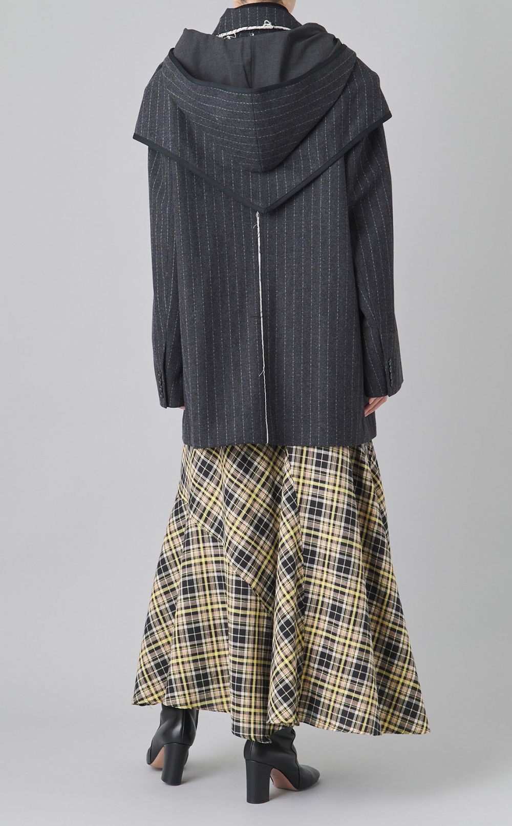 フードスカーフジャケットコート