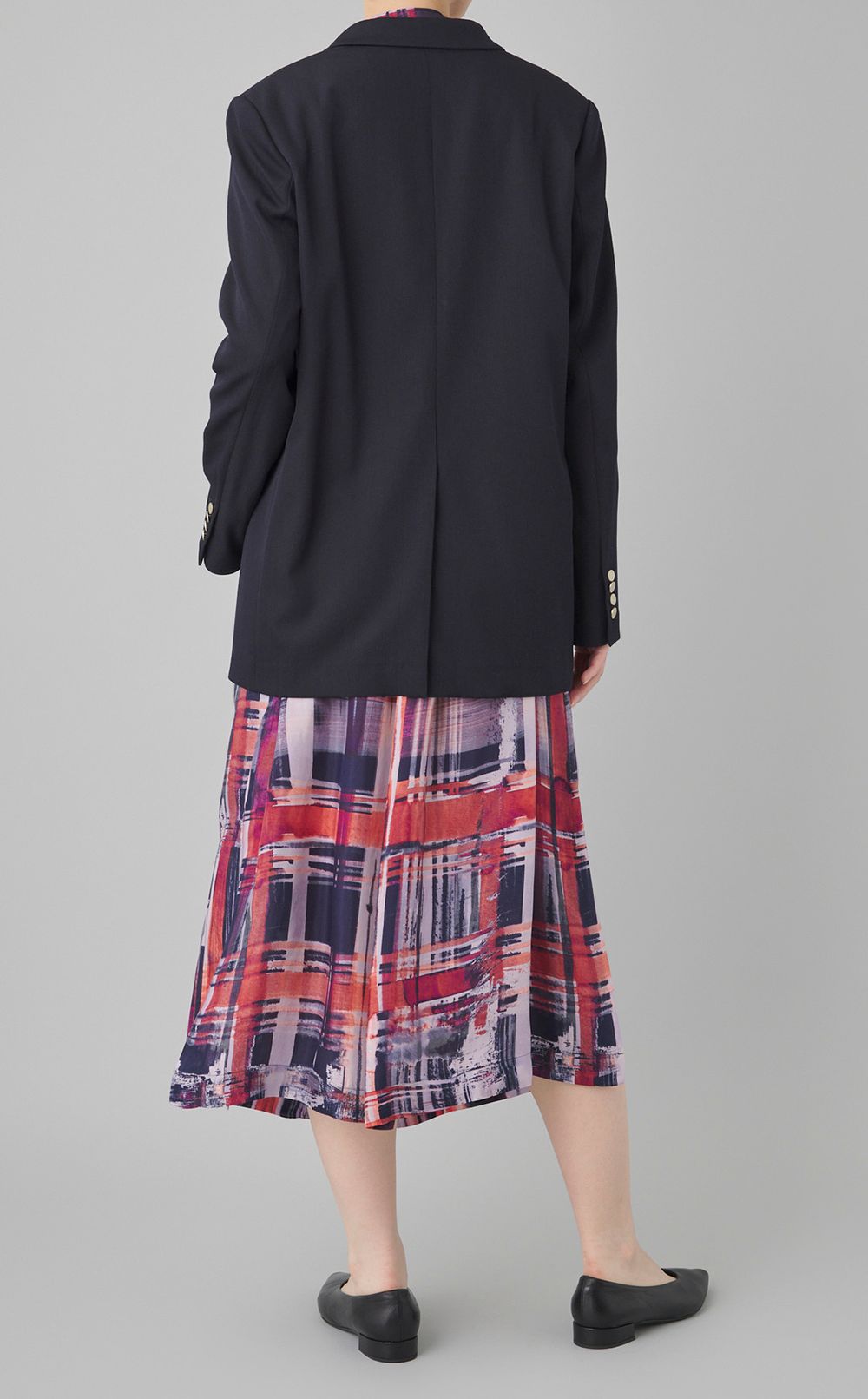 メタルボタンダブルジャケット