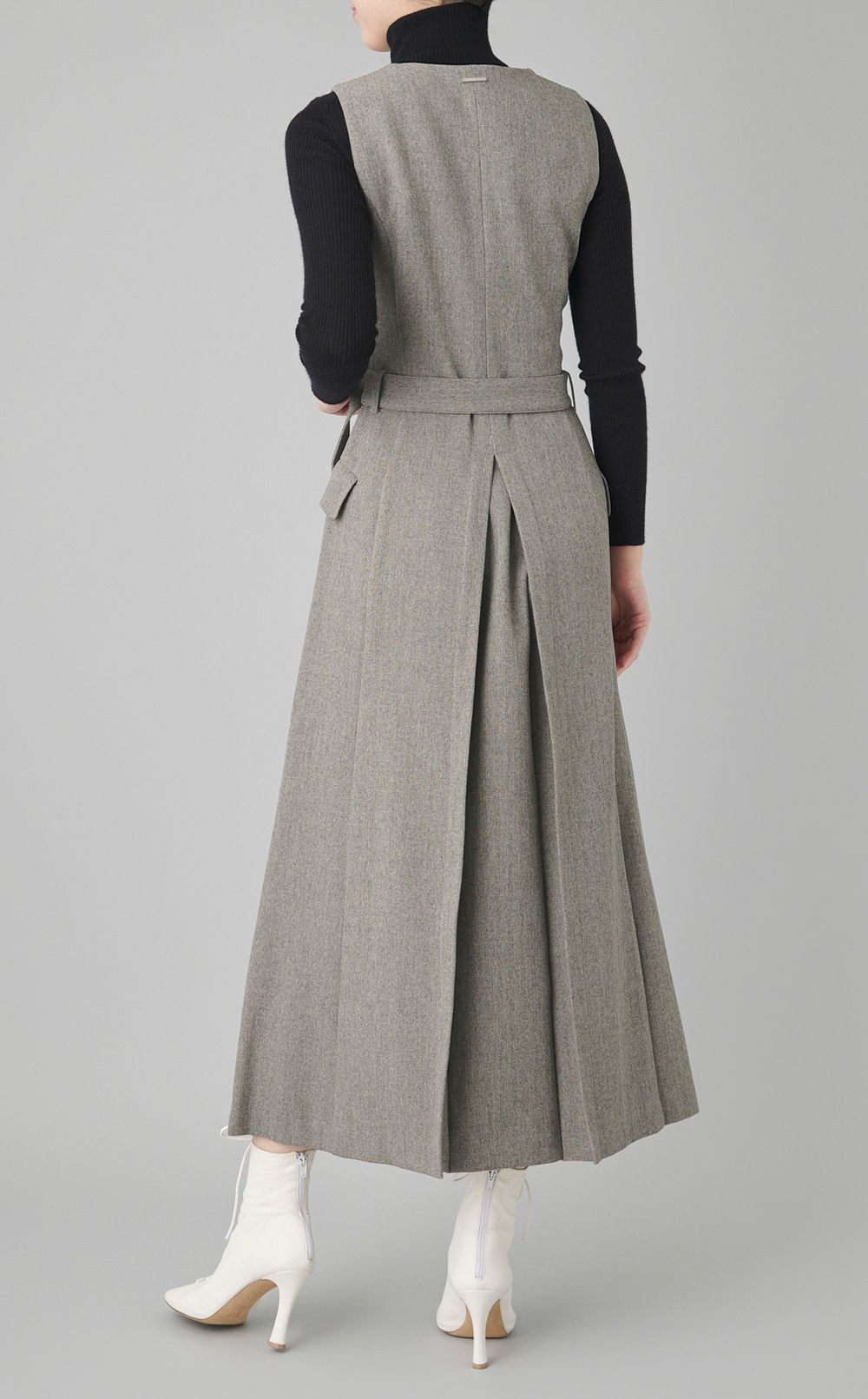 ダブルヘリンボーンジレワンピース