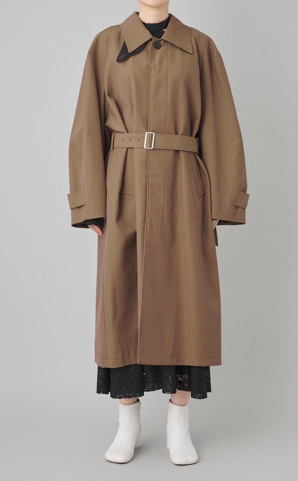 バルキーラインサテンコート