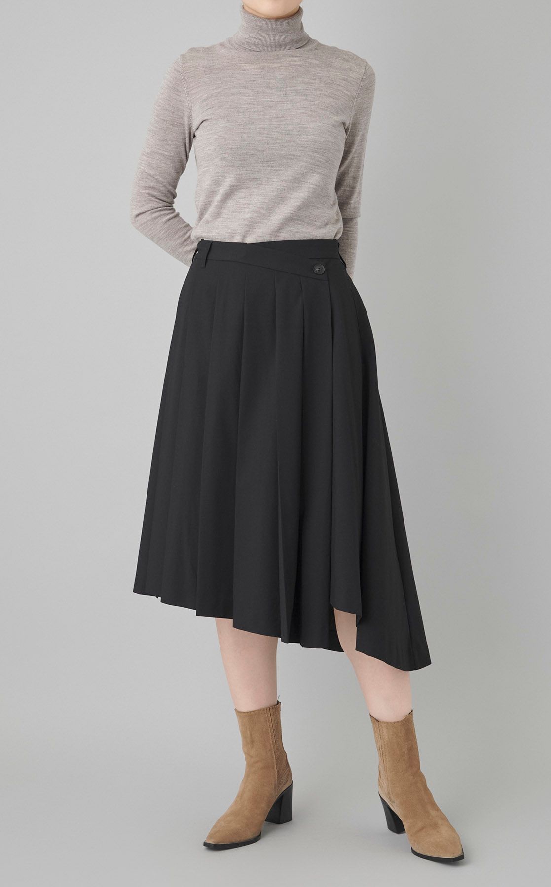 MAISON SPECIAL｜プリーツスカートレイヤードパンツ